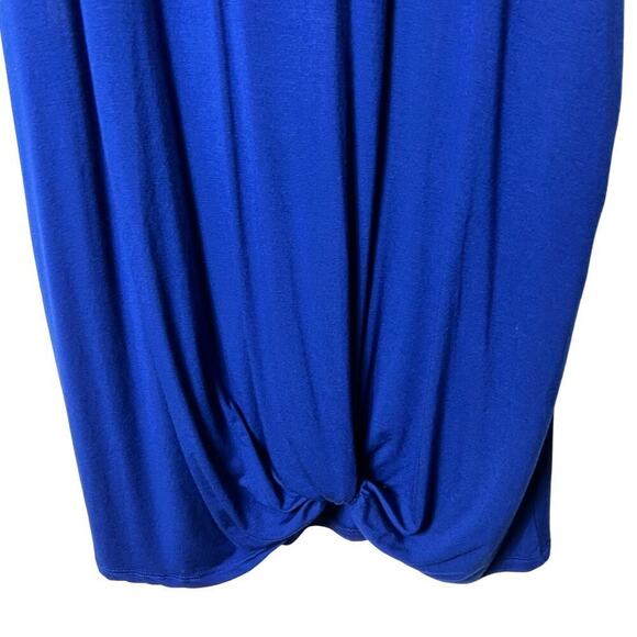 CUPIO BLUSH MINI BLUE SHORT SLEEVE WOMEN KNOT DRESS SIZE SMALL BRAND NEW - Picture 4 of 5